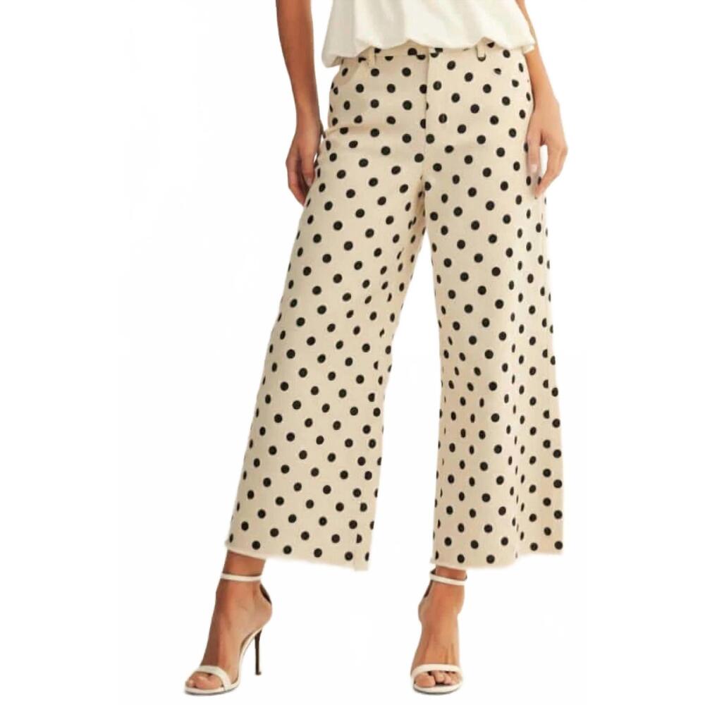 NEW LOVLOV savannah flare trouser pants in ivory